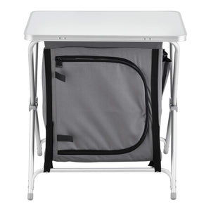 Tullinge camping cupboard with worktop 60x45x64cm dark grey