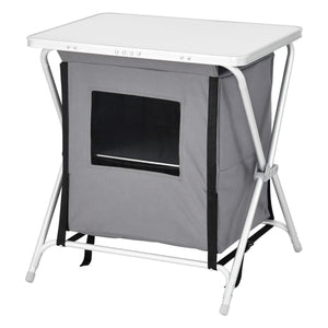 Tullinge camping cupboard with worktop 60x45x64cm dark grey