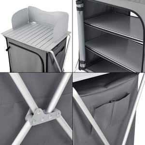 Tullinge camping cupboard with worktop 70x52x109.5cm 