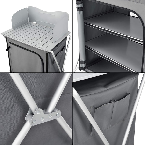 Tullinge camping cupboard with worktop 70x52x109.5cm 