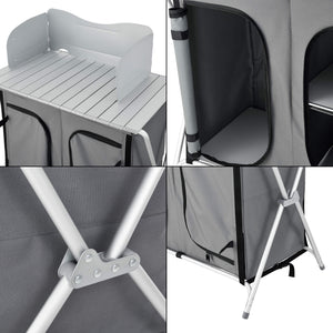 Tullinge camping cupboard with worktop 80x50.5x104.5cm 