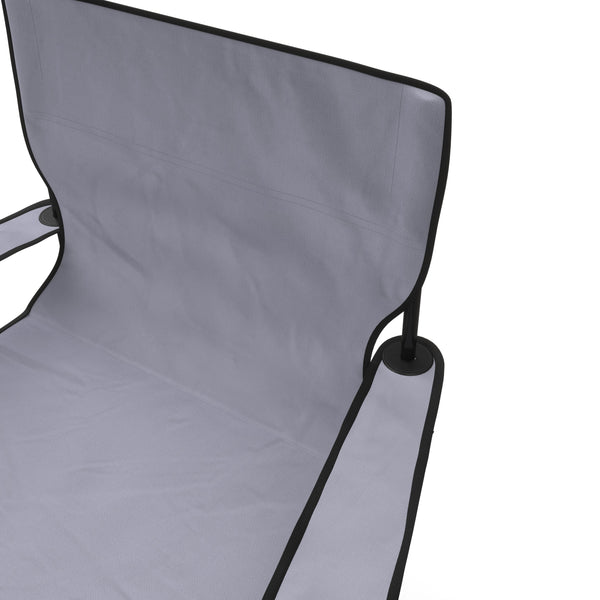 Ensemble de 4 chaises de camping grises