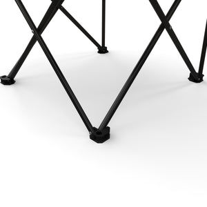 Ensemble de 4 chaises de camping grises