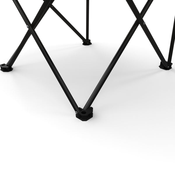 Ensemble de 4 chaises de camping grises
