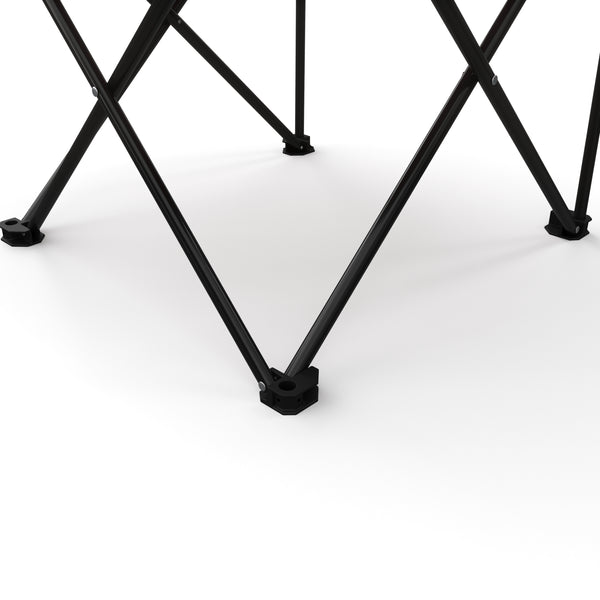 Camping chair set of 4, red