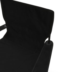 Ensemble de 4 chaises de camping noires