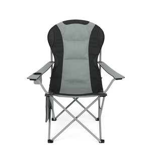 Chaise de camping CORA, gris/noir