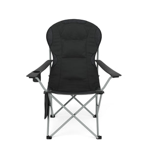 Chaise de camping CORA, noire