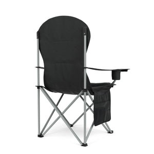 Chaise de camping CORA, noire