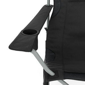 Chaise de camping CORA, noire