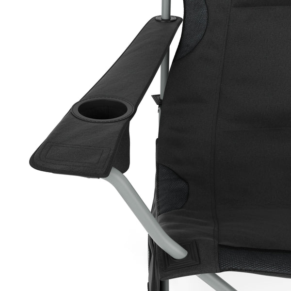 Chaise de camping CORA, noire