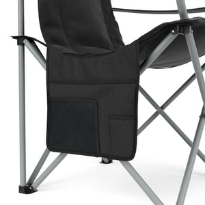 Chaise de camping CORA, noire