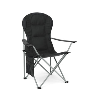 Chaise de camping CORA, noire