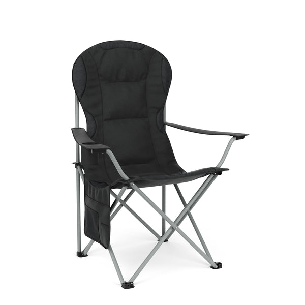 Chaise de camping CORA, noire