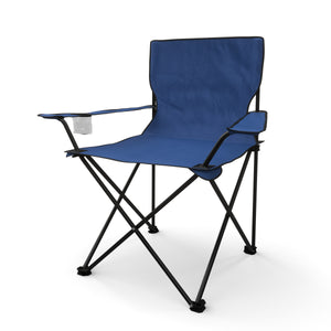 Camping chair set of 4, navy