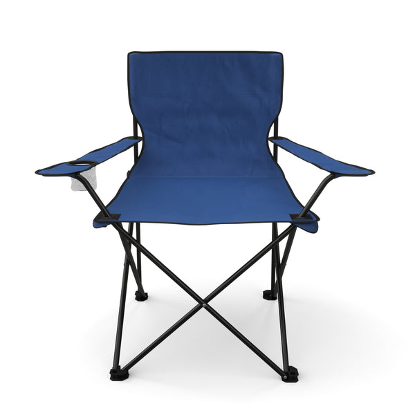 Camping chair set of 4, navy