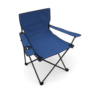 Camping chair set of 4, navy