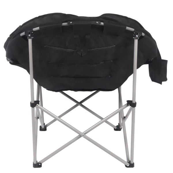 Campingstuhl faltbar schwarz/weiss