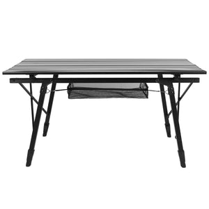 Campingtisch klappbar DOLF 90 x 51 cm schwarz