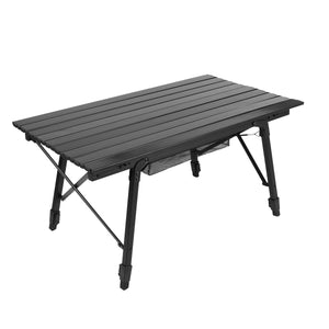 Campingtisch klappbar DOLF 90 x 51 cm schwarz