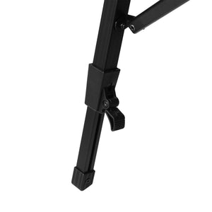 Campingtisch klappbar DOLF 90 x 51 cm schwarz