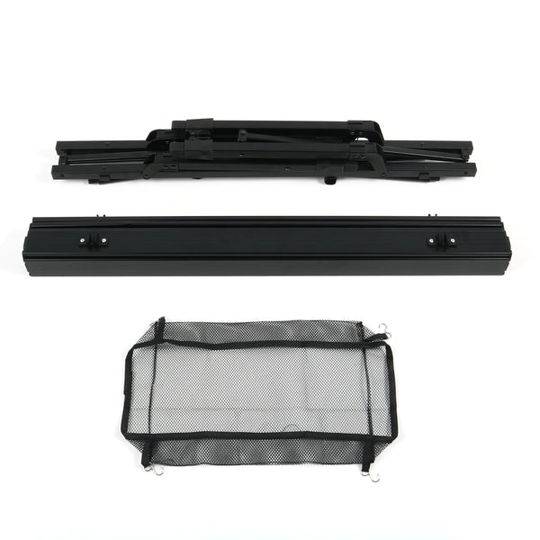 Campingtisch klappbar DOLF 90 x 51 cm schwarz