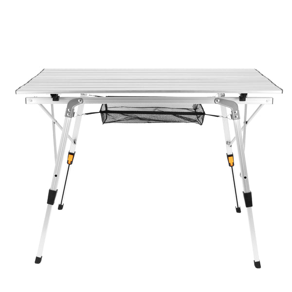 Campingtisch klappbar DOLF 90 x 51 cm silber