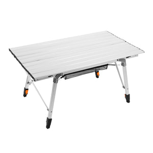 Campingtisch klappbar DOLF 90 x 51 cm silber