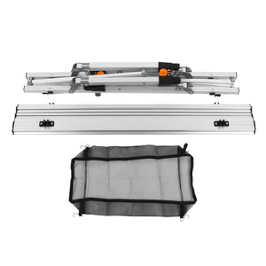 Campingtisch klappbar DOLF 90 x 51 cm silber
