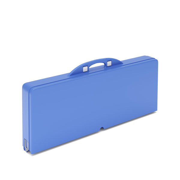 Campingtisch Garnitur klappbar 85 cm blau