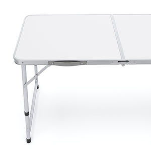 Campingtisch klappbar 120 x 60 cm weiss