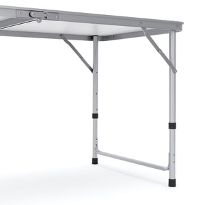 Campingtisch klappbar 120 x 60 cm weiss