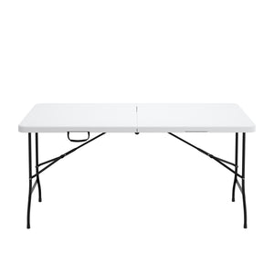 Campingtisch klappbar 152 x 75 cm weiss