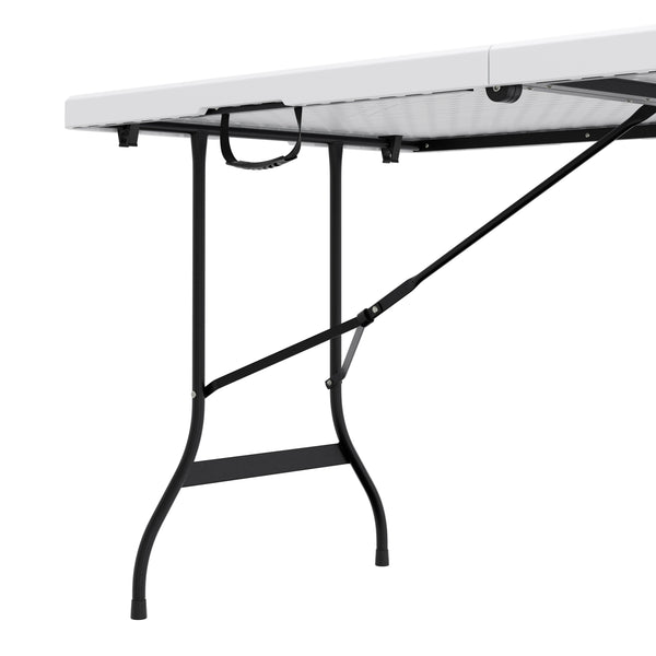 Campingtisch klappbar 152 x 75 cm weiss