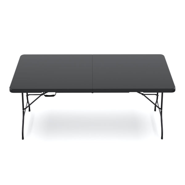 Campingtisch klappbar 180 cm schwarz