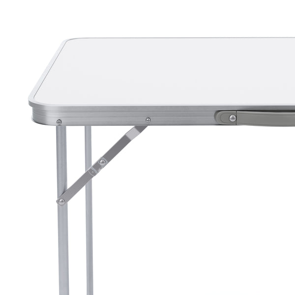 Campingtisch faltbar weiss 80 x 70 x 60 cm