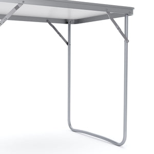 Campingtisch faltbar weiss 80 x 70 x 60 cm