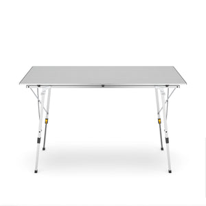Tavolo da campeggio pieghevole DOLF 120 x 69 cm argento