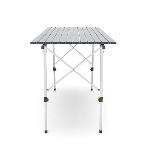 Tavolo da campeggio pieghevole DOLF 120 x 69 cm argento