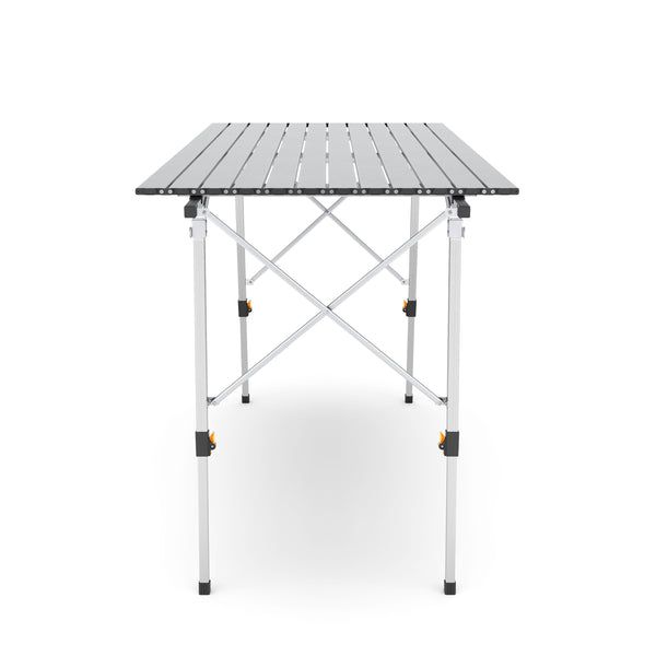Tavolo da campeggio pieghevole DOLF 120 x 69 cm argento