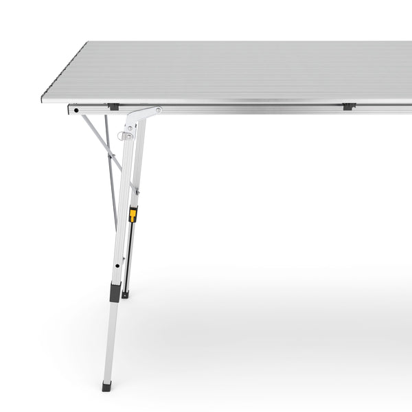 Tavolo da campeggio pieghevole DOLF 120 x 69 cm argento