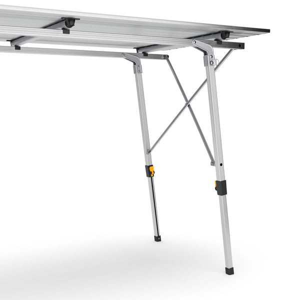 Tavolo da campeggio pieghevole DOLF 120 x 69 cm argento