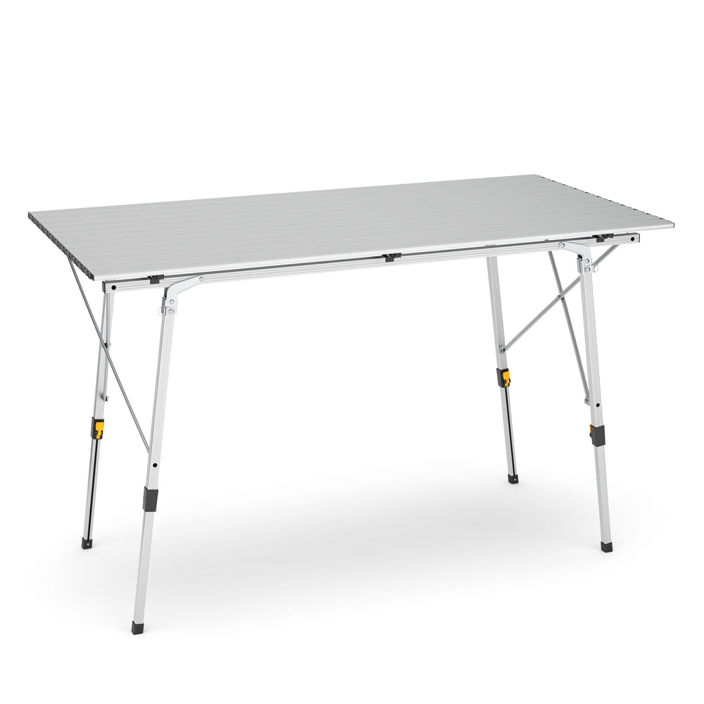 Campingtisch klappbar DOLF 120 x 69 cm silber