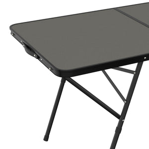 Campingtisch klappbar RAST 120 x 60 cm schwarz