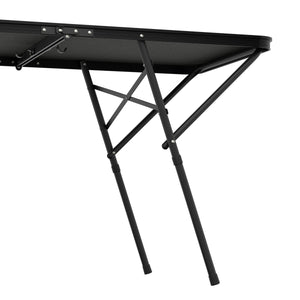 Campingtisch klappbar RAST 120 x 60 cm schwarz