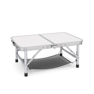Campingtisch klappbar WILLY 2-fach höhenverstellbar 60 x 40 cm weiss