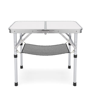 Campingtisch klappbar WILLY 2-fach höhenverstellbar 60 x 40 cm weiss