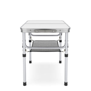Campingtisch klappbar WILLY 2-fach höhenverstellbar 60 x 40 cm weiss