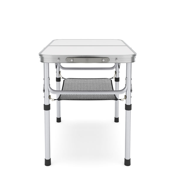 Campingtisch klappbar WILLY 2-fach höhenverstellbar 60 x 40 cm weiss
