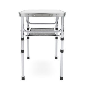 Campingtisch klappbar WILLY 3-fach höhenverstellbar 60 x 40 cm weiss